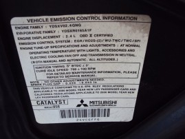 2000 MITSUBISHI ECLIPSE GS, 2.4L 5SPEED, COLOR GREEN, STK 153694
